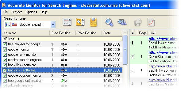 Accurate Monitor for Search Engines 