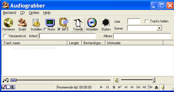 окно программы Audiograbber