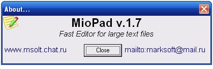информация о MioPad
