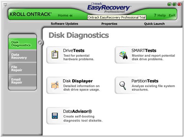 Ontrack EasyRecovery Professional - программа позволяет без особого