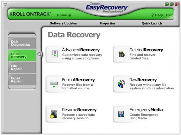 возможности восстановления EasyRecovery