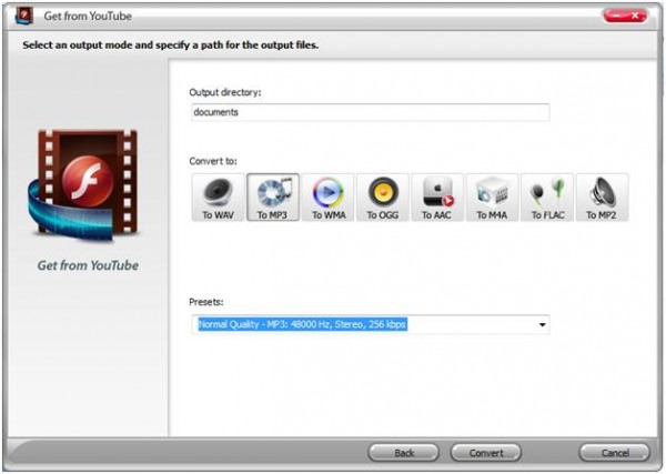 Power Sound Editor, конвертор