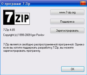 О программе 7Zip