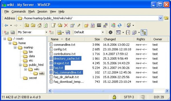 интерфейс WinSCP как в проводнике Windows Explorer