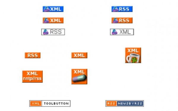 виды иконок RSS