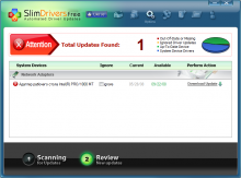 Настройки программы SlimDrivers Настройки программы SlimDrivers
